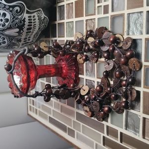 Vintage Artsian Wooden Necklace